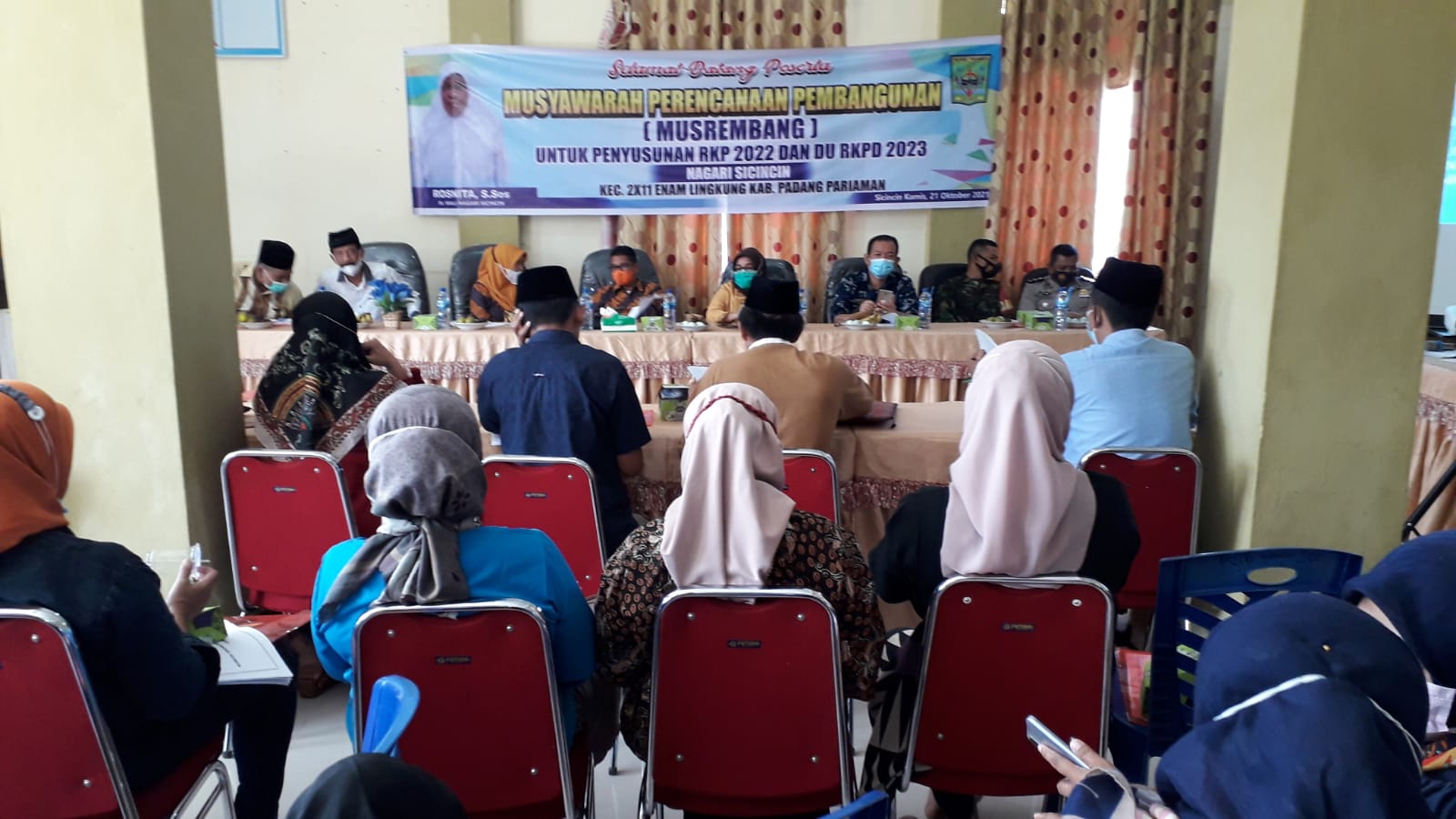 Kegiatan musrenbang Nagari Sicincin